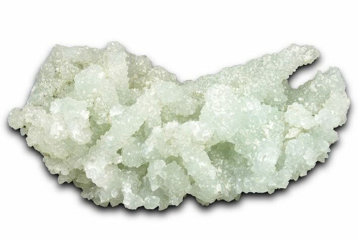 Sparkly Prehnite Pseudomorph After Laumontite - India #342421